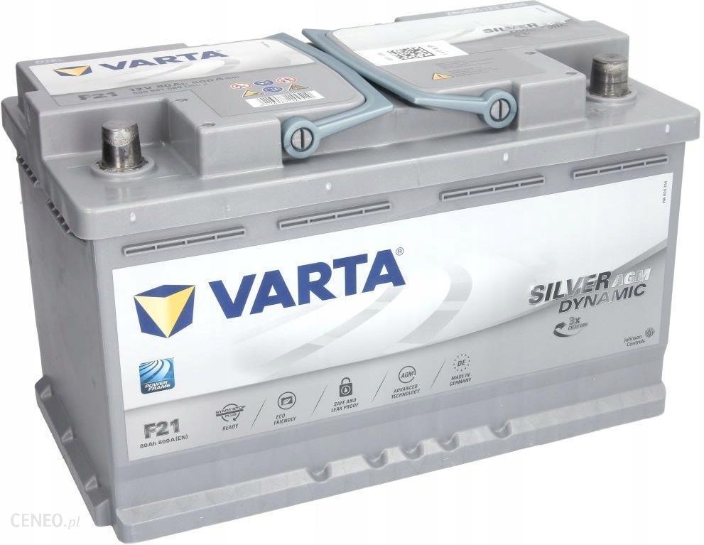 F21 – Varta Start Stop Plus AGM Car Battery 80Ah 