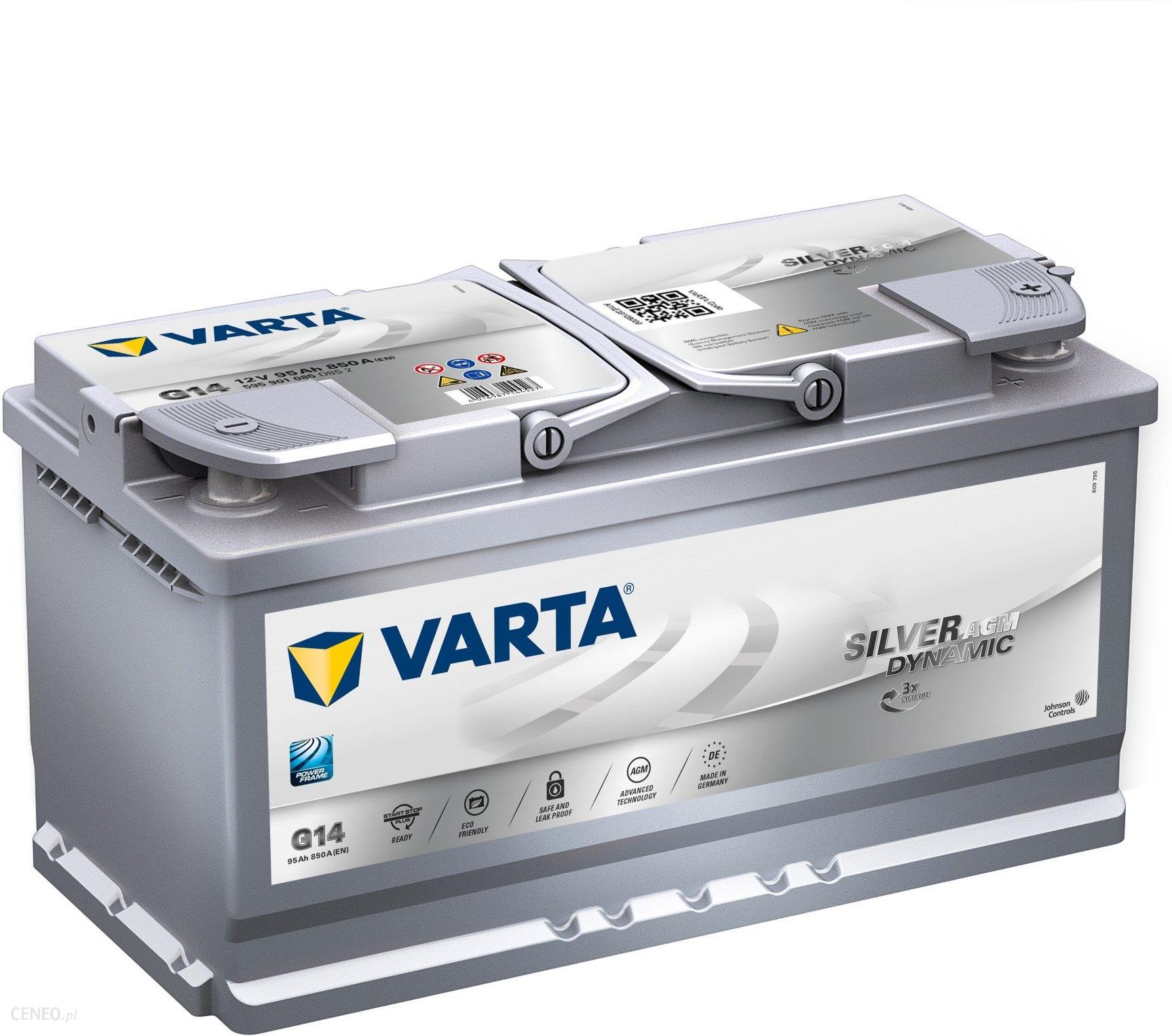 VARTA START-STOP E39 SILVER AGM 12V 70Ah 760A P+
