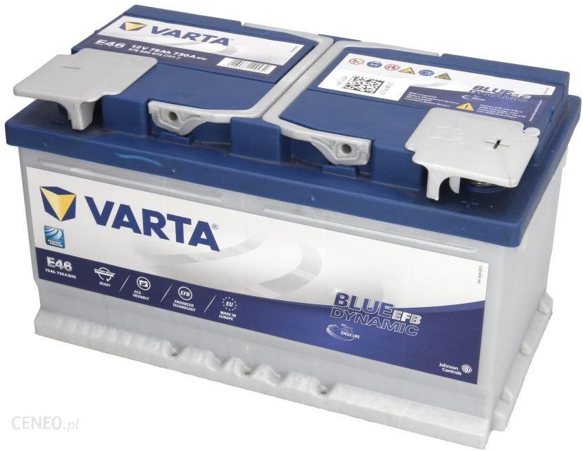 Batterie Start & Stop VARTA E46 Blue Dynamic EFB 75 Ah-730 A - Norauto