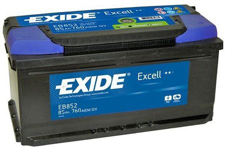 EXIDE EXCELL EB852 - 85Ah 760A P+