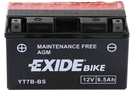 Exide Bike Agm Yt7B-Bs 6,5 Ah 85 A L+