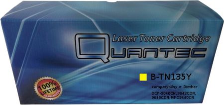 QuanTec ZASTĘPCZY TONER BROTHER [TN-135Y] YELLOW (Q-TN135Y)