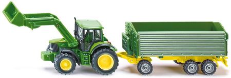 Siku Farmer Traktor John Deere Z Przyczepą S1843