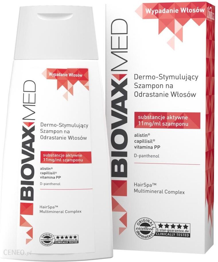 Lbiotica Biovax Med Dermo-Stymulujący szampon na odrastanie włosów 200ml