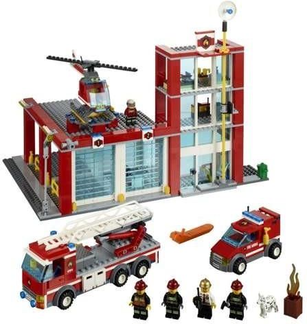 Klocki Lego City Remiza Strażacka 60004 Ceny I Opinie Ceneopl