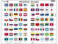 Larsen Puzzle Flagi 80El.