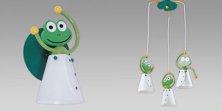 Prezent Lampa Dziecięca Żyrandol 3pł Frog 28001