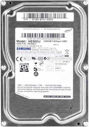 Samsung SpinPoint F1 RAID 500GB (HE502IJ)