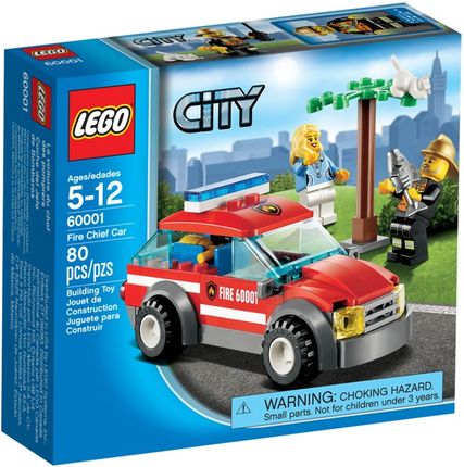LEGO City 60001 Samochód Komendanta Straży Pożarnej