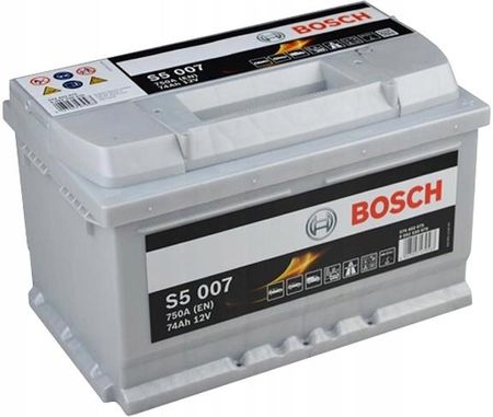 BOSCH - Batterie voiture 12V 74AH 750A (n°S5007) - Carter-Cash