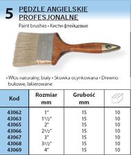 Zdjęcie Proline Pędzel Angielski Profesjonalny 2''mm 43065 - Toruń