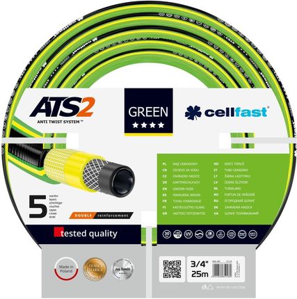 Cellfast Wąż ogrodowy GREEN ATS2 3/4" 25 m 15-120