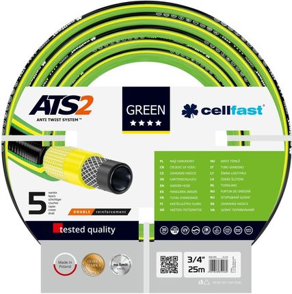 Cellfast Wąż ogrodowy GREEN ATS2 3/4" 25m (15120)