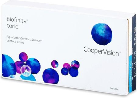 CooperVision Biofinity Toric Aquaform 6 szt