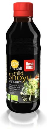 LIMA Sos Shoyu 28% mniej soli BIO 250ml