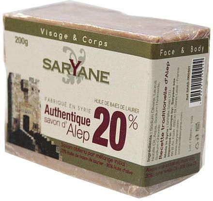 Saryane Mydło z Aleppo 20% oleju laurowego 200 g
