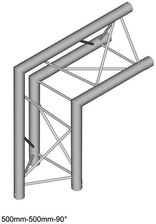 Zdjęcie Duratruss DT 23 C24-L90 90 degree corner apex out - Będzin