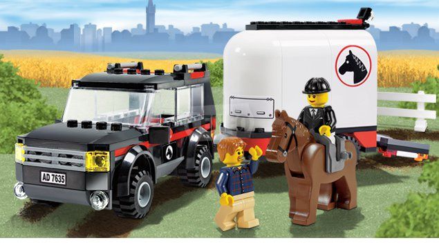 Lego 7635 City Samochód Terenowy Z Przyczepą Na Konie