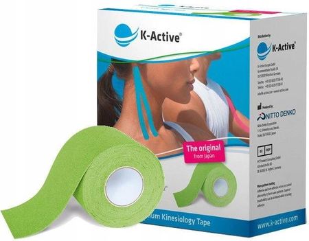 K - Active Kinesiology Tape zielony 5m