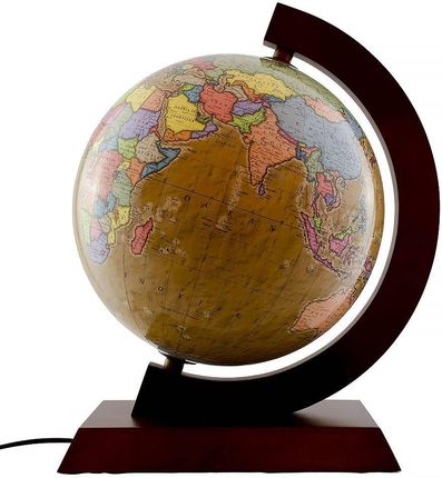 Globus podświetlany polityczny retro 32cm Zachem