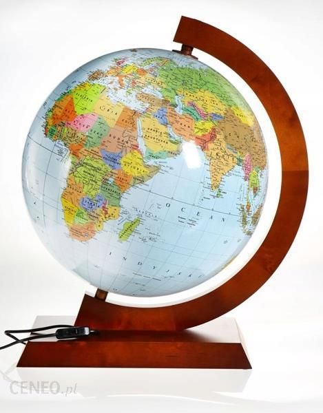 Globus podświetlany polityczno-fizyczny 32cm Zachem