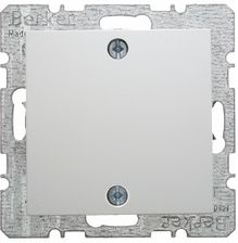 Berker Zaślepka z Elementem Centralnym Przykręcanym Śnieżnobiały Połysk S.1/B.3/B.7 Glas (10098919)