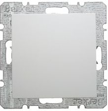 Berker Zaślepka z Elementem Centralnym Śnieżnobiały Połysk S.1/B.3/B.7 Glas (6710098989)