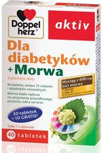 Doppelherz aktiv Dla diabetyków + Morwa 40 tabl.  - Suplementy dla diabetyków