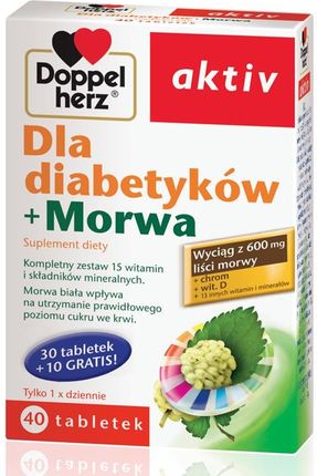 Doppelherz aktiv Dla diabetyków + Morwa 40 tabl. 