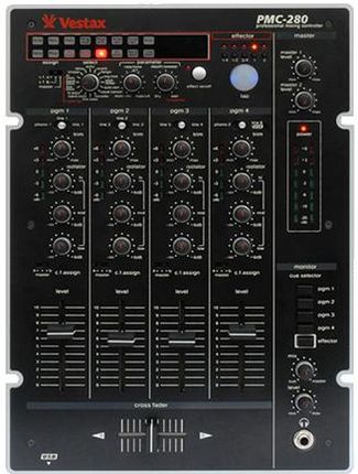 【音出確認済】VESTAX PMC-280 音出確認済】VESTAX PMC-280 Vestax 4-Channel Audio DJ Mixer
