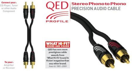 QED PROFILE AUDIO 1m - Câble RCA