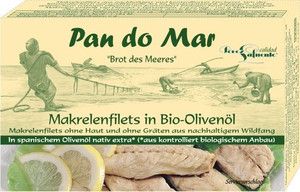Pan Do Mar Filety z makreli w oliwie z oliwek 120g BIO