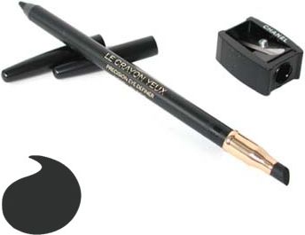 chanel le crayon yeux 01 noir black eyeliner for women, 0.03 ounce