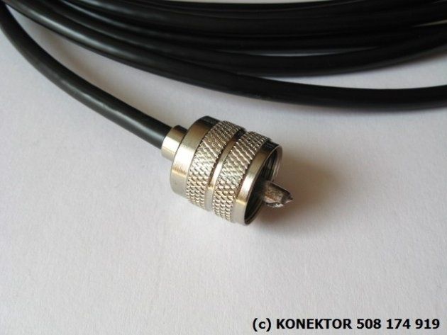 Satec Draka Germany Kabel Naprawczy Do Anteny Cb 7 Metrów Rg58 Rg 58 Satec Zalutowany Wtyk 