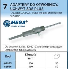 Zdjęcie MEGA ADAPTER DO OTWORNICY UCHWYT SDS PLUS DłUGOść 160 mm (82986) - Poznań