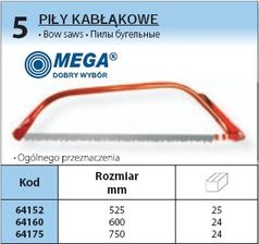 Zdjęcie MEGA PIłA KABłĄKOWA ROzMIAR 600 mm 64160 - Kraków