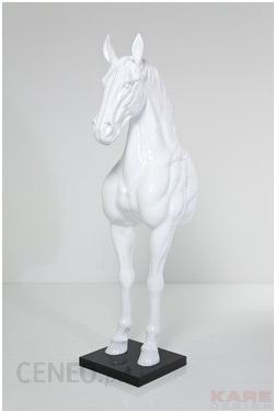 Kare Design White Diva Standing Horse Figura Dekoracyjna 181cm (34138)