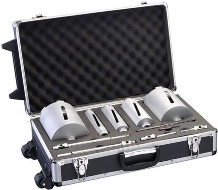 Bosch 5-częściowy zestaw diamentowych koronek wiertniczych G 1/2 38; 52; 65; 117; 127 mm, 150 mm, 7 mm 2608587007