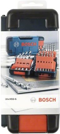 Bosch Zestaw wierteł do metalu HSS-G Toughbox 18el. 2607019578