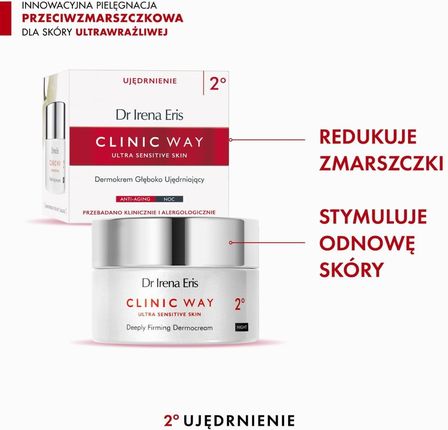 Krem Dr Irena Eris CLINIC WAY Rewitalizacja retinoidalna na dzień i noc 50ml - zdjęcie 3