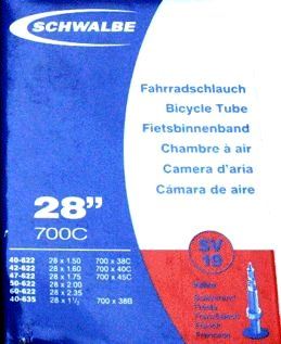 Schwalbe Dętka Standard 28X1,5/2,35 Cala 40/60-622 / 40-635 zawór Presta 40 Mm