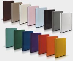 Zdjęcie VauPe Teczka skrzydłowa A4/2 rzepy, pomarańczowa - Łazy