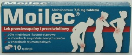 Moilec 7,5 mg 10 tabletek
