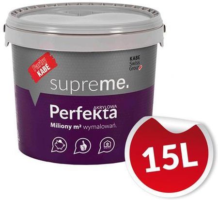 Kabe Perfekta Emulsja Akrylowa 15L - zdjęcie 2