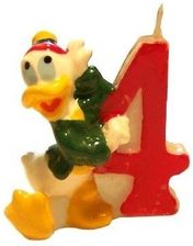 Zdjęcie Świeczka KACzOR DONALD - 4 (54321) - Orzesze