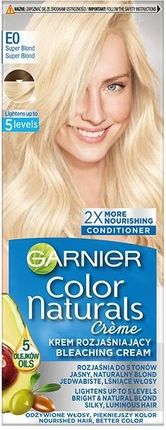 Garnier Color Naturals odżywczy krem rozjaśniający E0 Superblond