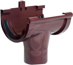 Zdjęcie Scala Plastics Lej Spustowy Centralny G 80 Pvc Brąz 14x8 - Łask