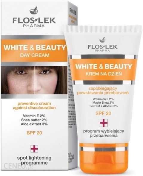  FlosLek White and Beauty Krem na dzień zapobiegający powstawaniu przebarwień 50ml