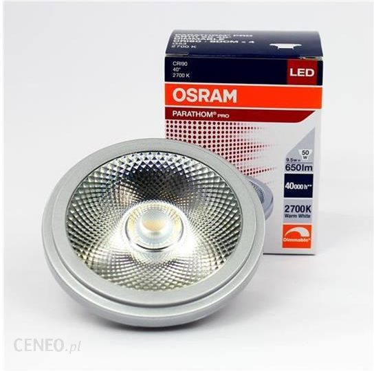 Overtreffen Omgaan met grind Osram LED AR111 9,5W 650lm G53 12V 2700K - Opinie i atrakcyjne ceny na  Ceneo.pl