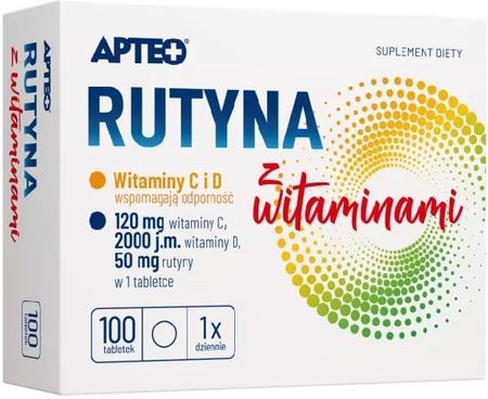 Rutyna z Witaminą C 100 tabletek